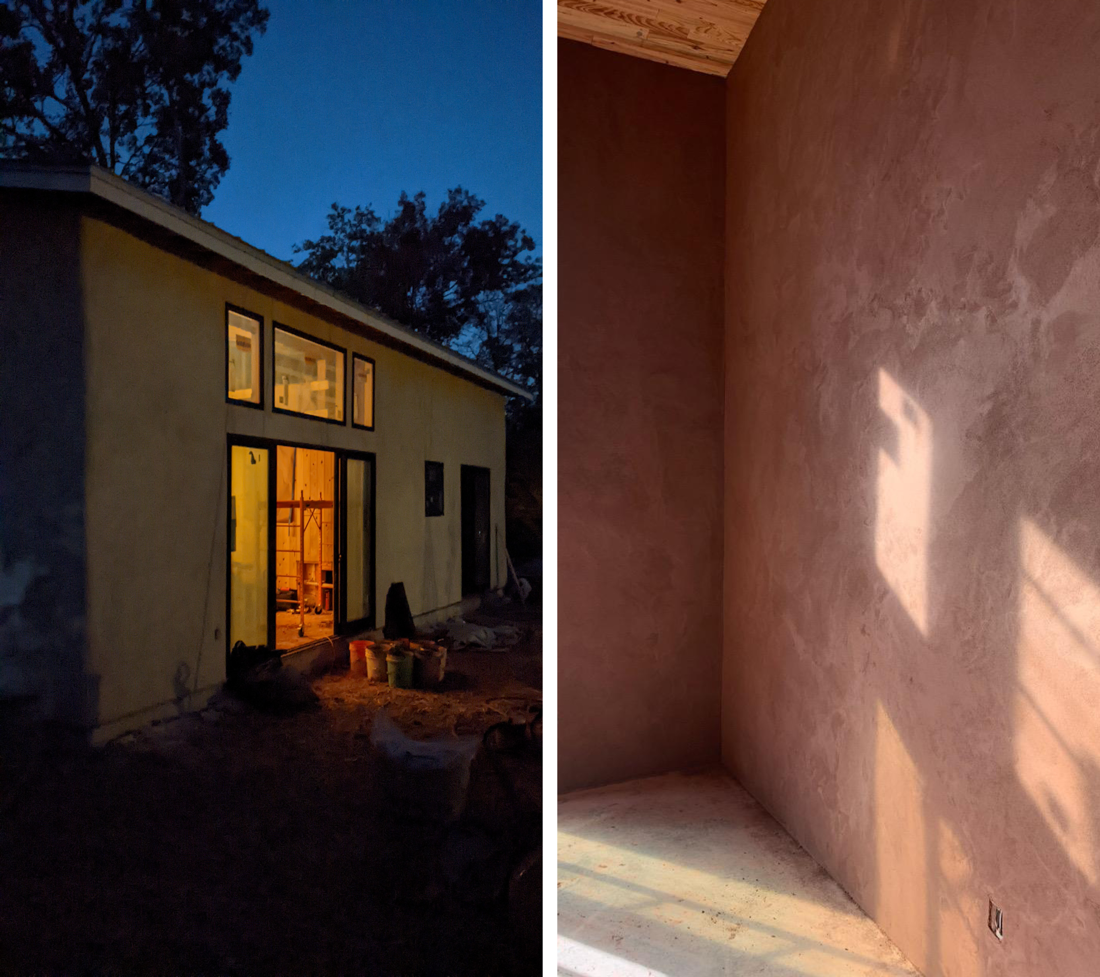 straw bale home build two